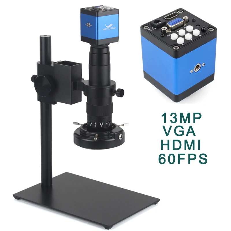 HDMI VGA цифровой видеомикроскоп камера профессиональный промышленный монокуляр 180X зум объектив с креплением C для ремонта телефона пайка
HDMI VGA цифровой видеомикроскоп камера профессиональный промышленный монокуляр 180X зум объектив с креплением C для ремонта телефона пайка