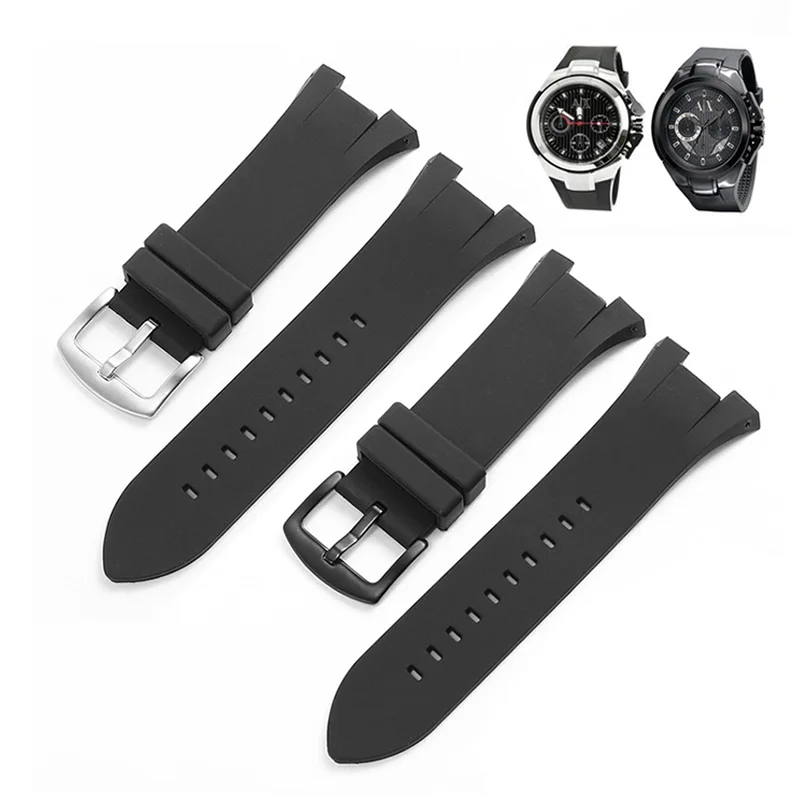 PEIYI Rubber Watchband For AX1803/1802/1042/1050 Series Silicone Watchstrap Man's Notch Watch Accessories
PEIYI Rubber Watchband For AX1803/1802/1042/1050 Series Silicone Watchstrap Man's Notch Watch Accessories