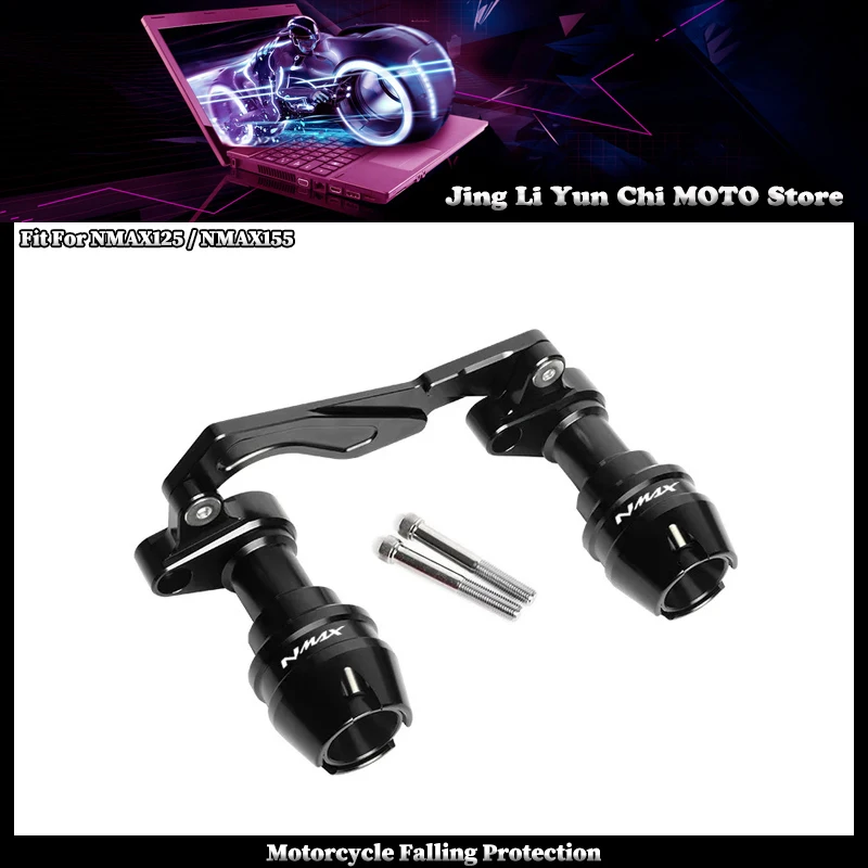 Motorcycle Accessories Rear Wheel Axle Fork Crash Sliders Fall Protection Fit For YAMAHA NMAX155 NMAX125 Nmax155 Nmax 125