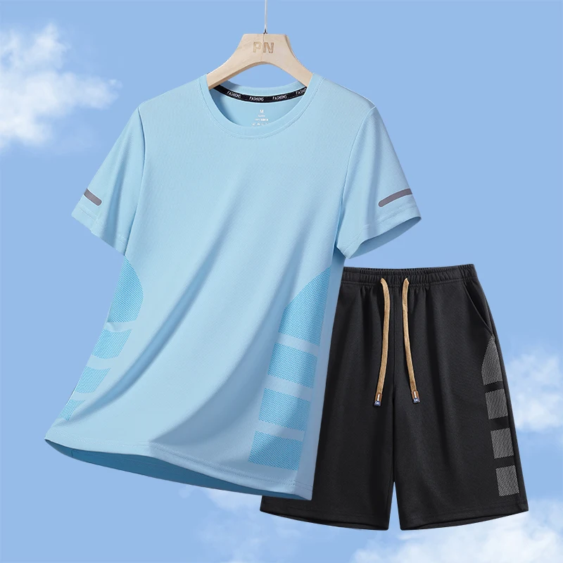 Мужская летняя тонкая футболка из ледяного шелка, модная, свободная, быстросохнущая, с круглым вырезом, для спорта и повседневной носки...
Мужская летняя тонкая футболка из ледяного шелка, модная, свободная, быстросохнущая, с круглым вырезом, для спорта и повседневной носки...