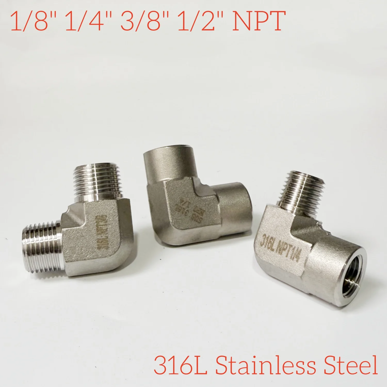1/8 "1/4" 3/8 "1/2" NPT наружная внутренняя резьба колено из нержавеющей стали 316L 90 градусов кованый соединитель для труб высокого давления
1/8 "1/4" 3/8 "1/2" NPT наружная внутренняя резьба колено из нержавеющей стали 316L 90 градусов кованый соединитель для труб высокого давления