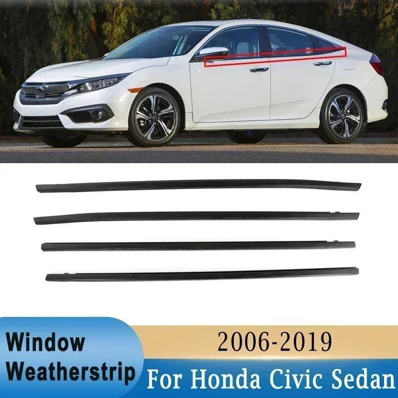 Car Window Glass Weatherstrip Seal Belt Trim Sealing Strips for Honda Civic Sedan 2006 - 2019 Rubber Outer Window Glass Seal
Car Window Glass Weatherstrip Seal Belt Trim Sealing Strips for Honda Civic Sedan 2006 - 2019 Rubber Outer Window Glass Seal