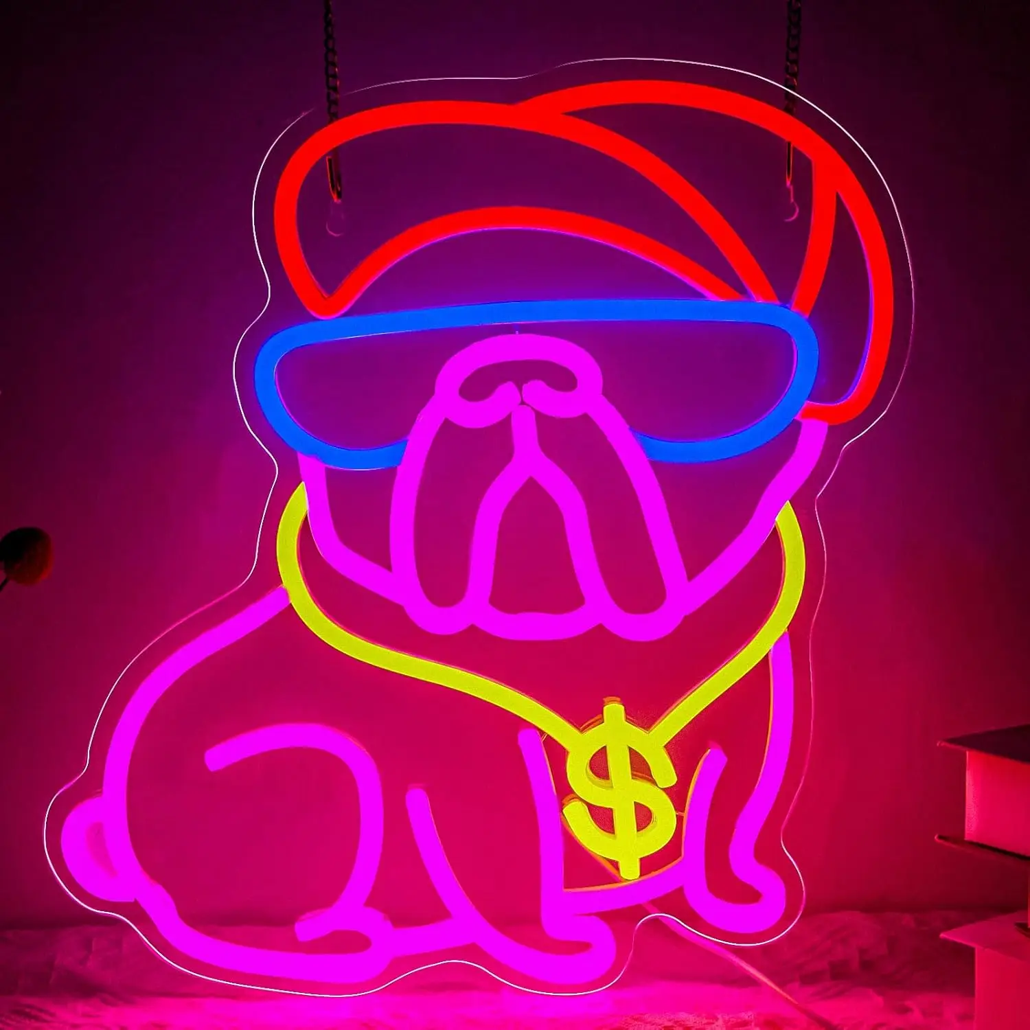 French Bulldog Neon Sign USB LED Neon Light for Pet Shop Bar Party Gaming Room Bedroom Decorations Birthday Gift Wall Light
French Bulldog Neon Sign USB LED Neon Light for Pet Shop Bar Party Gaming Room Bedroom Decorations Birthday Gift Wall Light