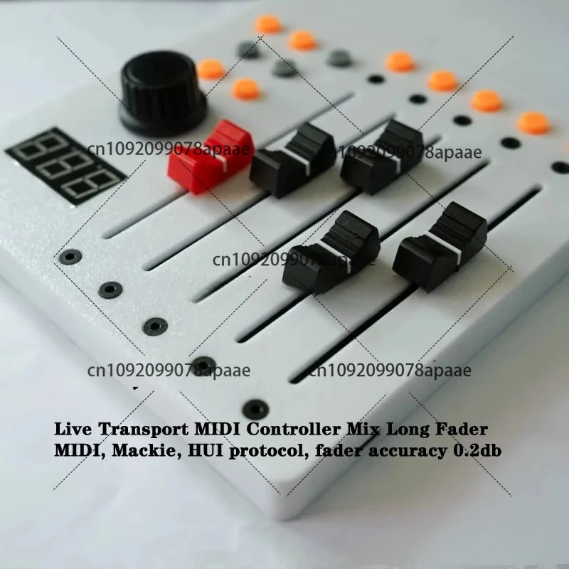 5-дорожечный, длинный фейдер, MIDI-контроллер для смешивания в реальном времени, настраиваемый канал Midi cc и сигнал, поддерживает Studio One, Protools, Logic
5-дорожечный, длинный фейдер, MIDI-контроллер для смешивания в реальном времени, настраиваемый канал Midi cc и сигнал, поддерживает Studio One, Protools, Logic