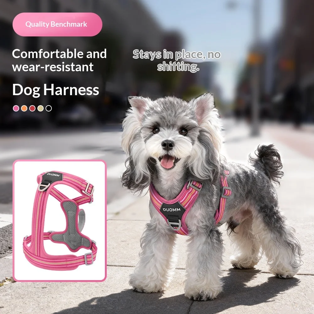 No-Pull Dog Harness with Multi-Use Leash Reflective Adjustable Dog Vest Harness with Control Handle for Small Medium Large Dogs
No-Pull Dog Harness with Multi-Use Leash Reflective Adjustable Dog Vest Harness with Control Handle for Small Medium Large Dogs