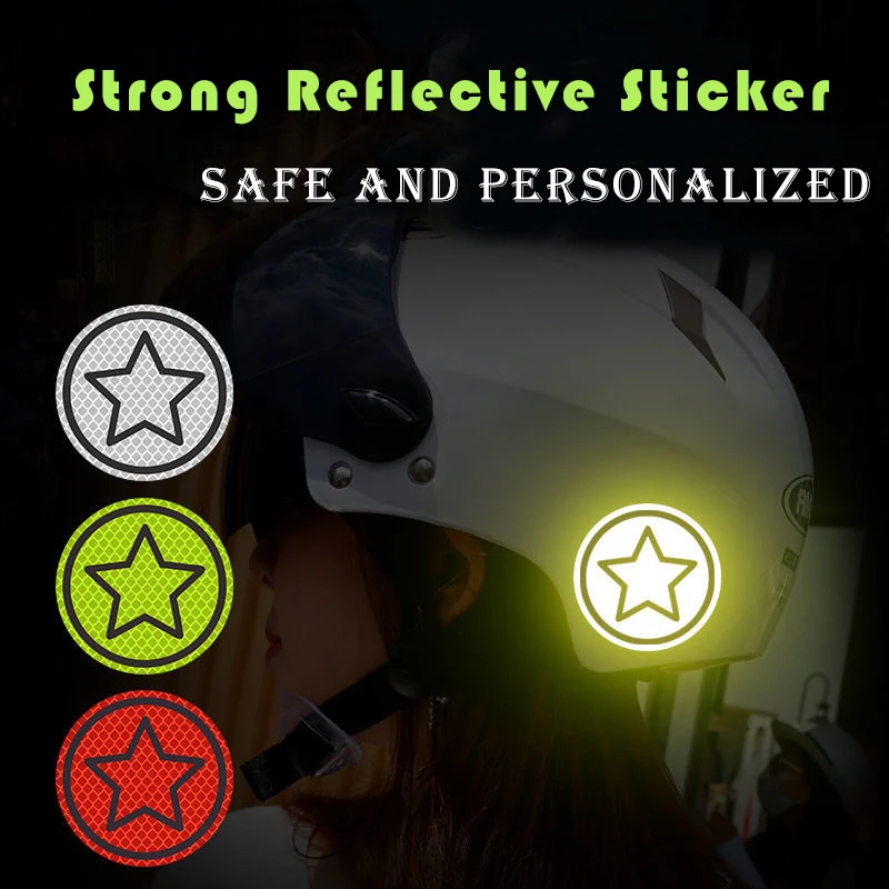 2pcs/set Car Bumper Reflective Safety Strip Stickers Car Circular Star Reflective Sticker Reflective Warning Safety Tape
2pcs/set Car Bumper Reflective Safety Strip Stickers Car Circular Star Reflective Sticker Reflective Warning Safety Tape