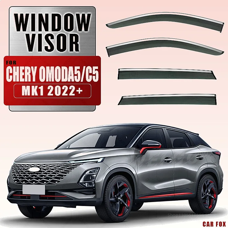 For Chery Omoda C5 2022+ Car Window Visor Rain Sun Shade Awning Windshield Side Auto Accessories Styling
For Chery Omoda C5 2022+ Car Window Visor Rain Sun Shade Awning Windshield Side Auto Accessories Styling