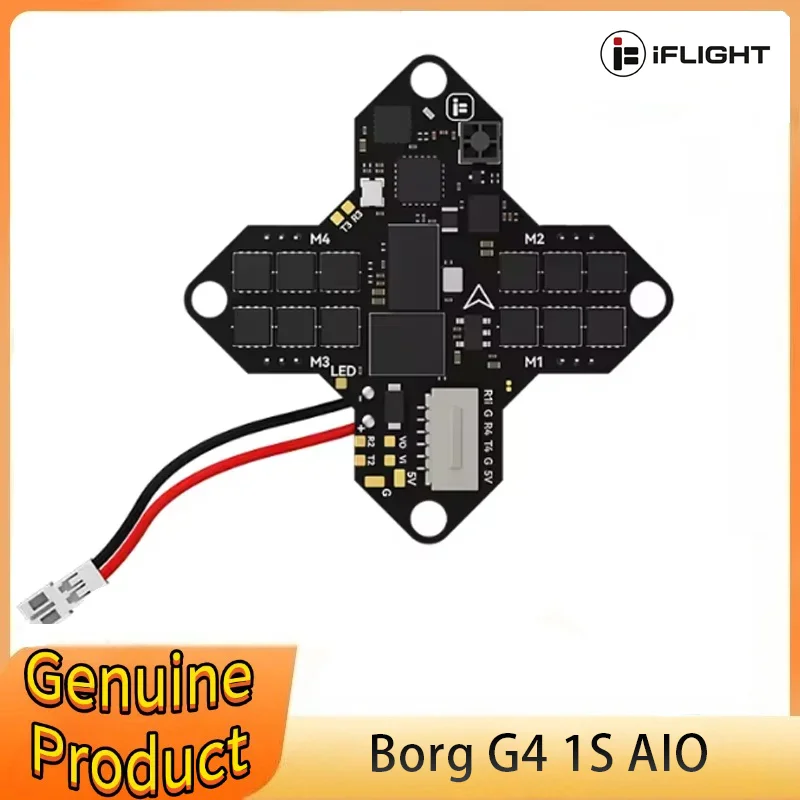 IFlight Borg G4 1S AIO All-in-one Integrated Onboard ELRS 2.4GHz Receivr for 65-75mm Whoop FPV Drone Part Small-scale FPV Flying
IFlight Borg G4 1S AIO All-in-one Integrated Onboard ELRS 2.4GHz Receivr for 65-75mm Whoop FPV Drone Part Small-scale FPV Flying