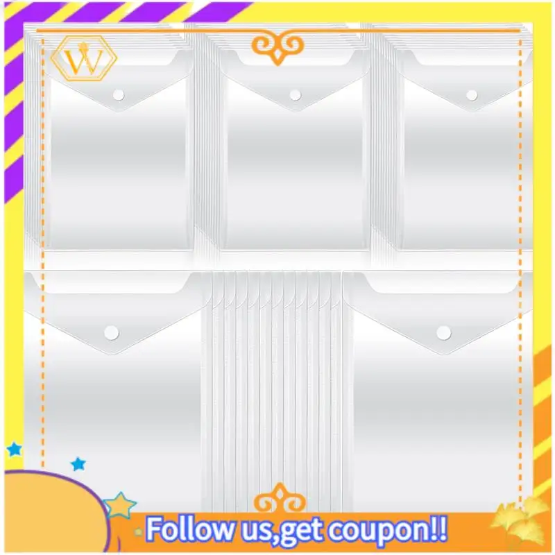 50Pcs Sticker Photo Storage Folder Clear Envelope Bag For School Home Office 7.08 X 9.44Inch
50Pcs Sticker Photo Storage Folder Clear Envelope Bag For School Home Office 7.08 X 9.44Inch