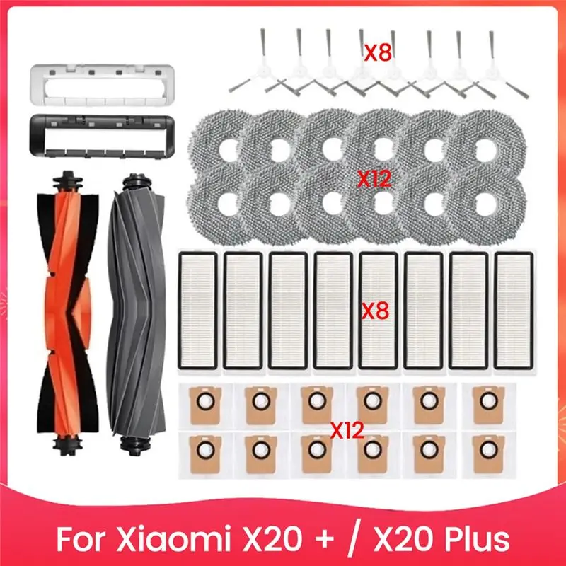 ABWZ-44PCS Комплект: щетка, фильтр, мешок для пыли, тряпка для уборки и чехол для основной щетки для пылесоса Xiaomi X20+ X20 Plus, запасные части
ABWZ-44PCS Комплект: щетка, фильтр, мешок для пыли, тряпка для уборки и чехол для основной щетки для пылесоса Xiaomi X20+ X20 Plus, запасные части