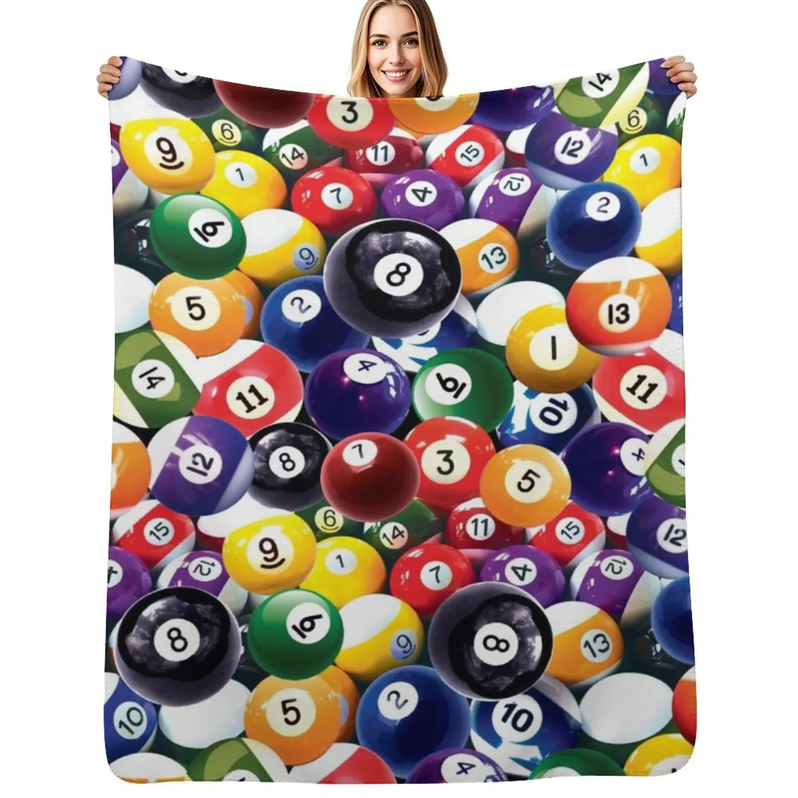 billiards, pocket billiards, carom, ball, colorful Throw Blanket Soft Plush Blanket as Housewarming Gift
billiards, pocket billiards, carom, ball, colorful Throw Blanket Soft Plush Blanket as Housewarming Gift
