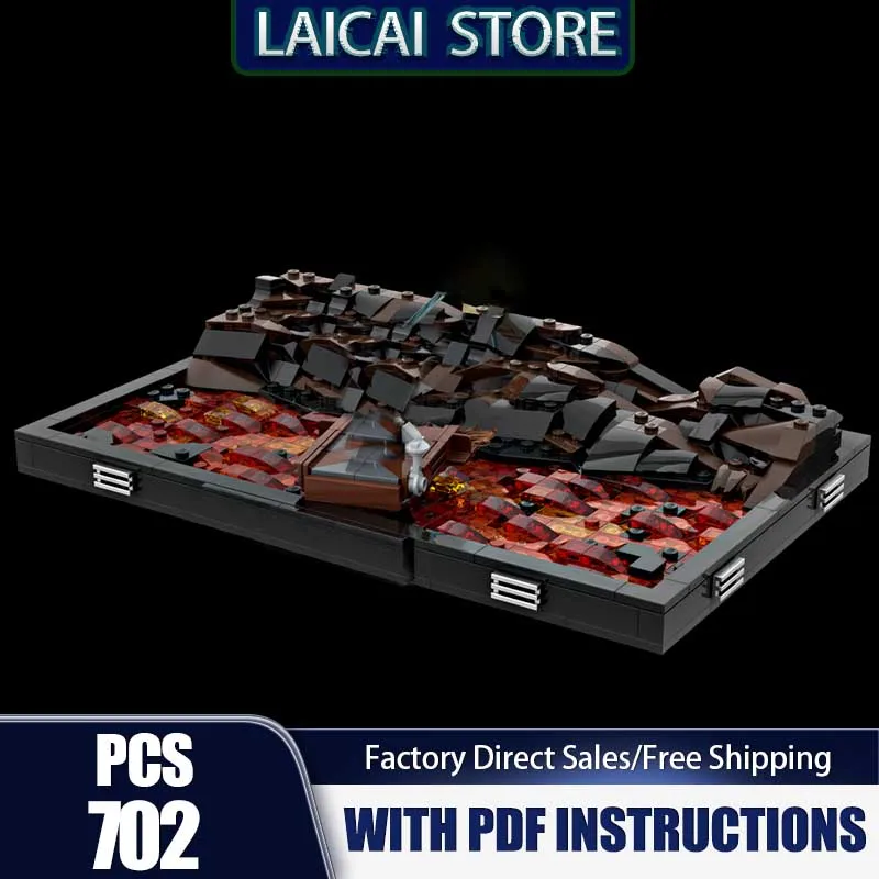 Popular Star Movie Moc Building Blocks Duel on Mustafar Model Technology Bricks DIY Assembly Toys Construstion Holiday Gifts
Popular Star Movie Moc Building Blocks Duel on Mustafar Model Technology Bricks DIY Assembly Toys Construstion Holiday Gifts