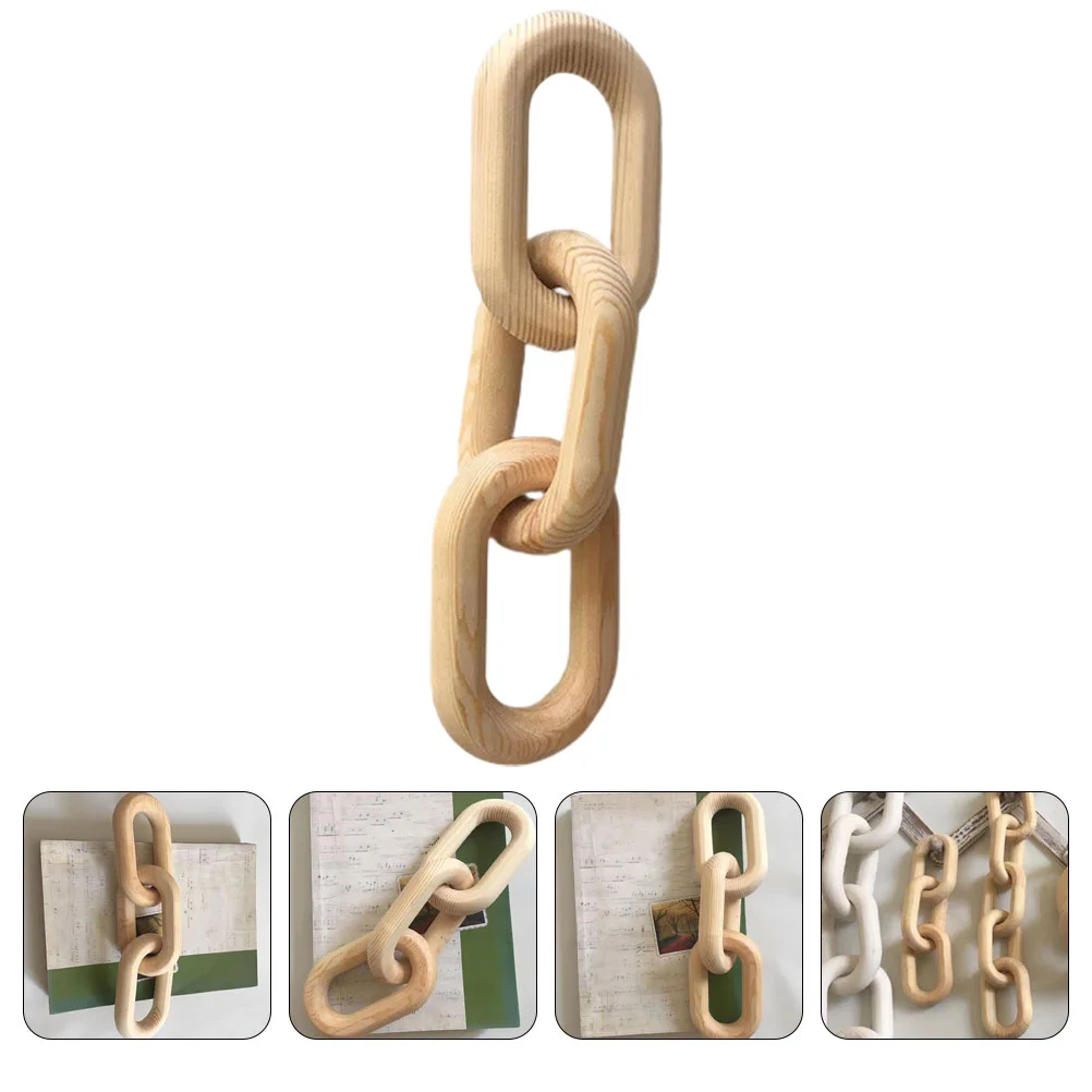 Chain Link Decor Wooden Decoration Wall Desktop Ornaments Background 3-ring Buckle (255*7*2cm) Tray Knot Decorations Table
Chain Link Decor Wooden Decoration Wall Desktop Ornaments Background 3-ring Buckle (255*7*2cm) Tray Knot Decorations Table