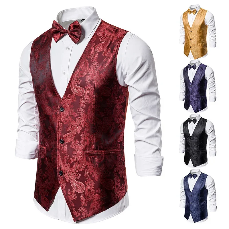 2023 New Men's Printed Vest European Tank Top Men's Casual Suit Vest Sleeveless Kam Shoulder Coat
2023 New Men's Printed Vest European Tank Top Men's Casual Suit Vest Sleeveless Kam Shoulder Coat