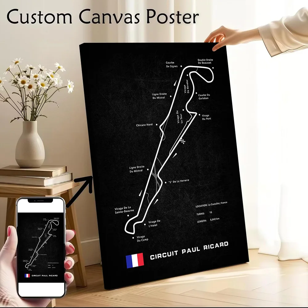 Circuit Paul Ricard Canvas Wall Arts Poster Customizable Pictures Printing for Room Home Decoration Gaming Bedroom Accessories
Circuit Paul Ricard Canvas Wall Arts Poster Customizable Pictures Printing for Room Home Decoration Gaming Bedroom Accessories