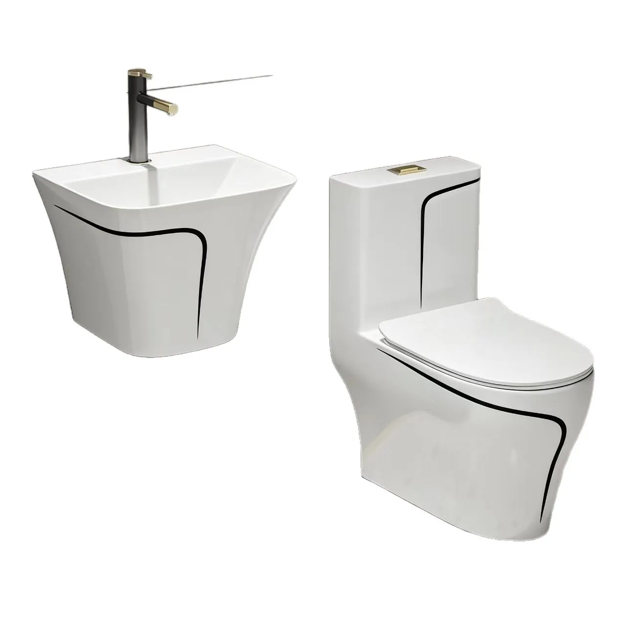 Cheongsam water-saving super rotation straight flush floor toilet silent household ordinary toilet
Cheongsam water-saving super rotation straight flush floor toilet silent household ordinary toilet