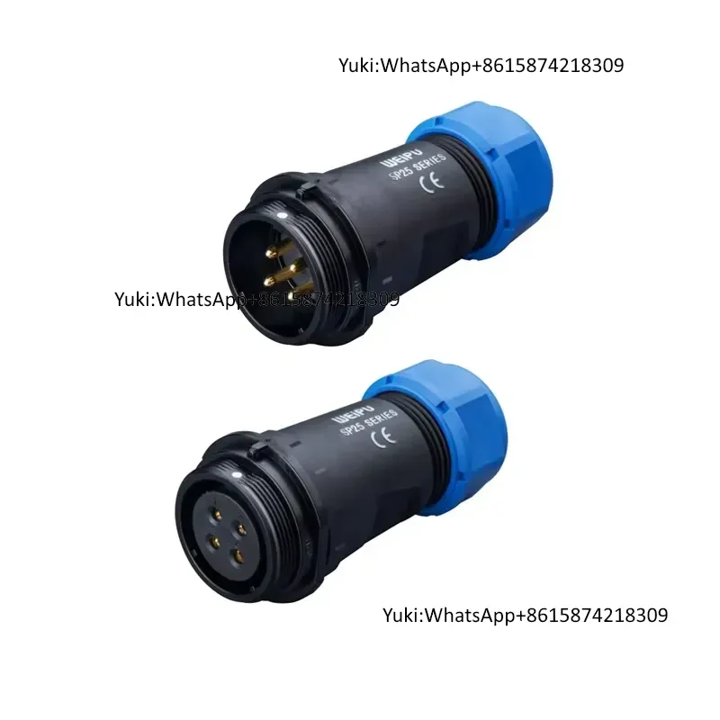 IP68 Waterproof WEIPU SP25 4Pin PA66 Plastic Docking Male Female Plug Panel Socket Circular Cable Connector for LED Power
IP68 Waterproof WEIPU SP25 4Pin PA66 Plastic Docking Male Female Plug Panel Socket Circular Cable Connector for LED Power