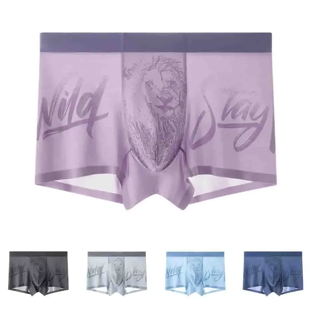 Sexy Lingerie Mens Elastic Underwear Ice Silk Cool Breathable Trunks Seamless Panties Boxer Shorts Homewear Quick Dry Trunks
Sexy Lingerie Mens Elastic Underwear Ice Silk Cool Breathable Trunks Seamless Panties Boxer Shorts Homewear Quick Dry Trunks