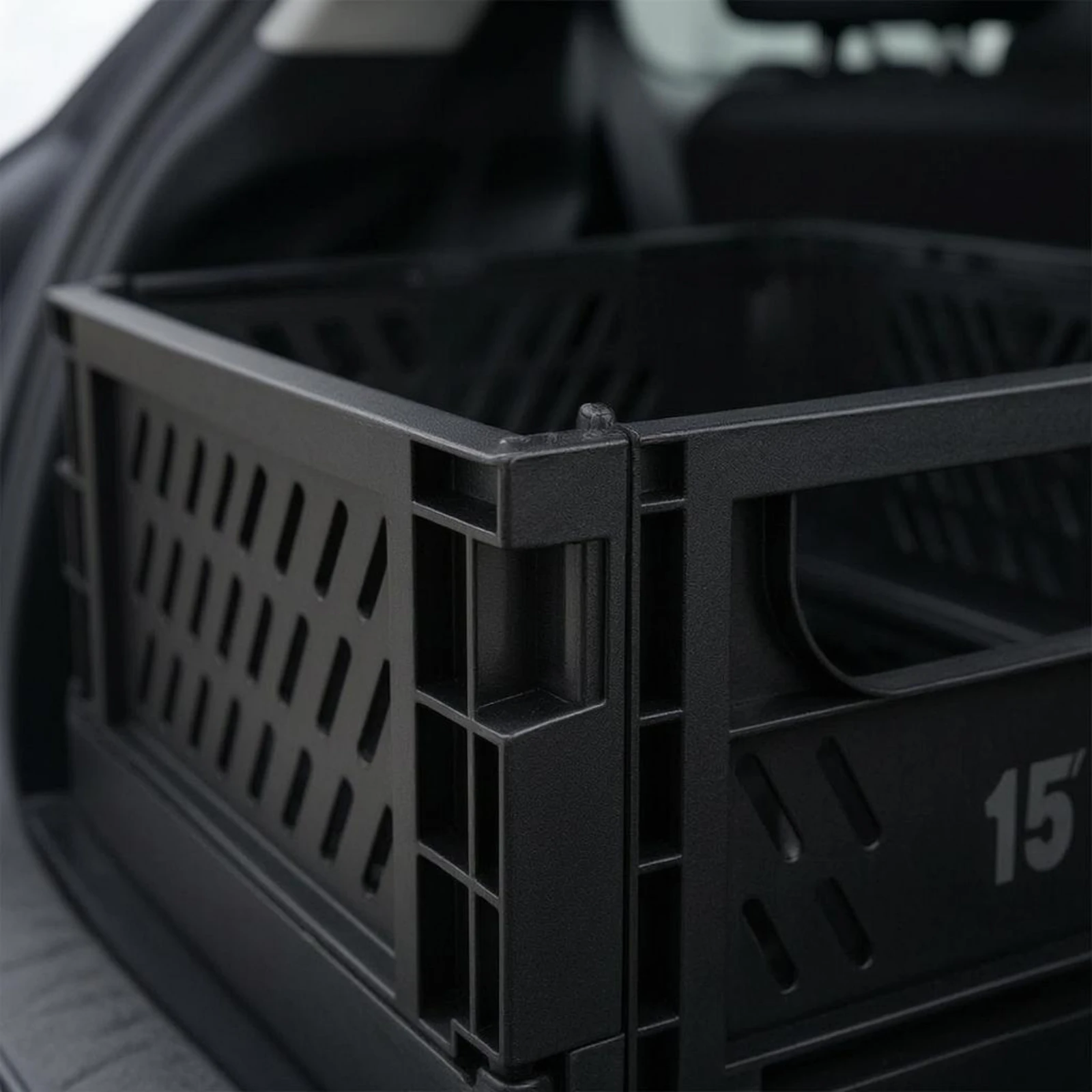 Foldable Storage Crate Rectangular Collapsible Storage Crate Ventilated Basket Black Household Organizer Space Saving
Foldable Storage Crate Rectangular Collapsible Storage Crate Ventilated Basket Black Household Organizer Space Saving