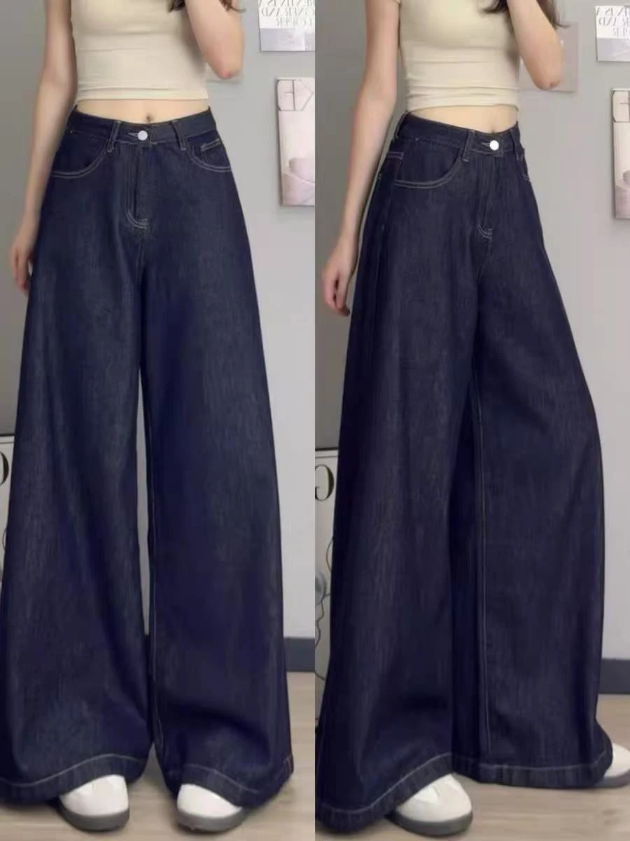 plus Size American Style High Waist Straight Leg Jeans Women's Loose Fit Spring Fashion plus Size Denim Pants Floor-Length
plus Size American Style High Waist Straight Leg Jeans Women's Loose Fit Spring Fashion plus Size Denim Pants Floor-Length