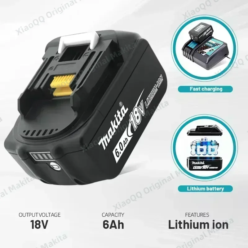 Makita Charger 18V Original DC18VRC Battery Charger Makita 6000mAh Bl1830 Bl1430 BL1860 BL1890 Tool Power Charger
Makita Charger 18V Original DC18VRC Battery Charger Makita 6000mAh Bl1830 Bl1430 BL1860 BL1890 Tool Power Charger