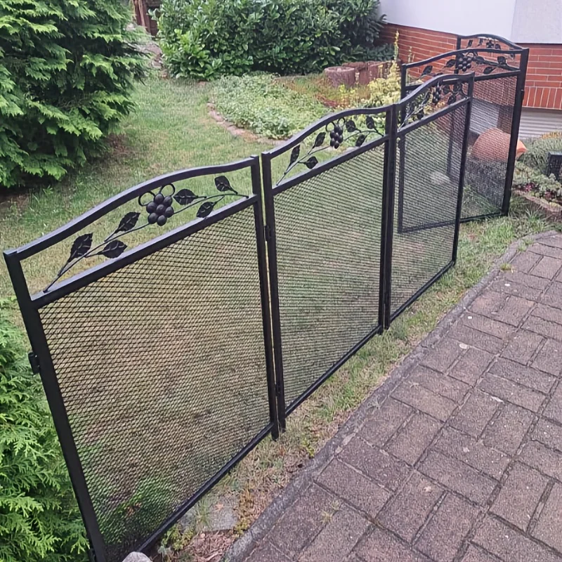 5pcs Decorative Garden Fence Black Metal Garden Barrier Dog Fence Animal Barrier for Outdoor Garden Yard Patio
5pcs Decorative Garden Fence Black Metal Garden Barrier Dog Fence Animal Barrier for Outdoor Garden Yard Patio