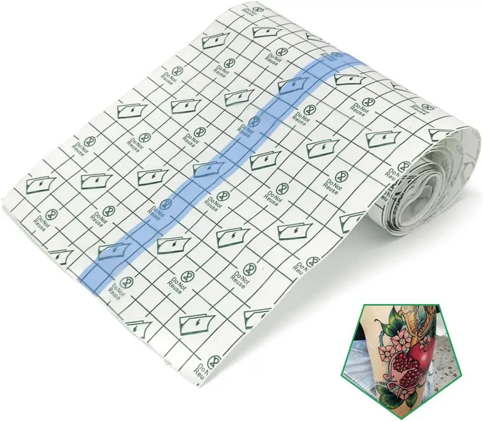 Waterproof Tattoo Aftercare Bandage Roll 6" x 2 Yard - Transparent Film for Healing & Skin Repair, Adhesive Wrap
Waterproof Tattoo Aftercare Bandage Roll 6" x 2 Yard - Transparent Film for Healing & Skin Repair, Adhesive Wrap