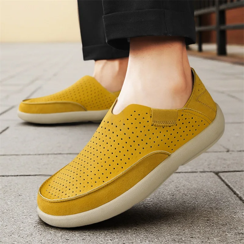 Men's Shoes 2026 New Summer Breathable Hollow-Out Thin Slip-On Loafers Men's Casual Leather Shoes
Men's Shoes 2026 New Summer Breathable Hollow-Out Thin Slip-On Loafers Men's Casual Leather Shoes