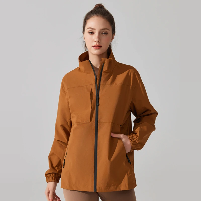Women Sports Jackets Loose Thin Yoga Coat Resisting Wind Rain & Anti-UV Outdoor Jackets Gym Fitness Hiking Tops Sportwear Female
Women Sports Jackets Loose Thin Yoga Coat Resisting Wind Rain & Anti-UV Outdoor Jackets Gym Fitness Hiking Tops Sportwear Female