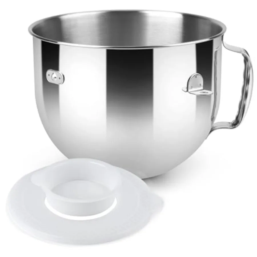 7 QT Stainless Steel Mixer Bowl for Kitchenaid Stand Mixers 7 Quart Bowl-Lift Stand Mixer with Lid
7 QT Stainless Steel Mixer Bowl for Kitchenaid Stand Mixers 7 Quart Bowl-Lift Stand Mixer with Lid