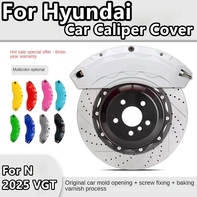 For Hyundai N 2025 VGT Brake Caliper Cover Aluminum Alloy Front Rear Wheel Modification Kit Fit 2015
For Hyundai N 2025 VGT Brake Caliper Cover Aluminum Alloy Front Rear Wheel Modification Kit Fit 2015