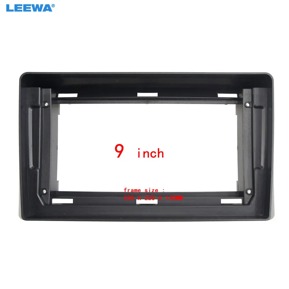 LEEWA Car Audio 9" Big Screen Head Unit Dash Fascia Panel Frame Kit Adapter For Toyota 4Runner/Hilux Surf Radio Dash Frame #4601
LEEWA Car Audio 9" Big Screen Head Unit Dash Fascia Panel Frame Kit Adapter For Toyota 4Runner/Hilux Surf Radio Dash Frame #4601