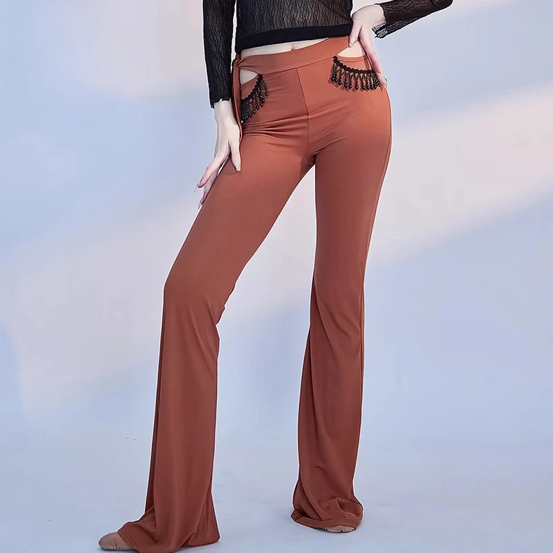 BellyDance Practice Clothing Flared Split Long Pants Adult Modern Dance Performance Wear Oriental Dance Training Suit for women
BellyDance Practice Clothing Flared Split Long Pants Adult Modern Dance Performance Wear Oriental Dance Training Suit for women