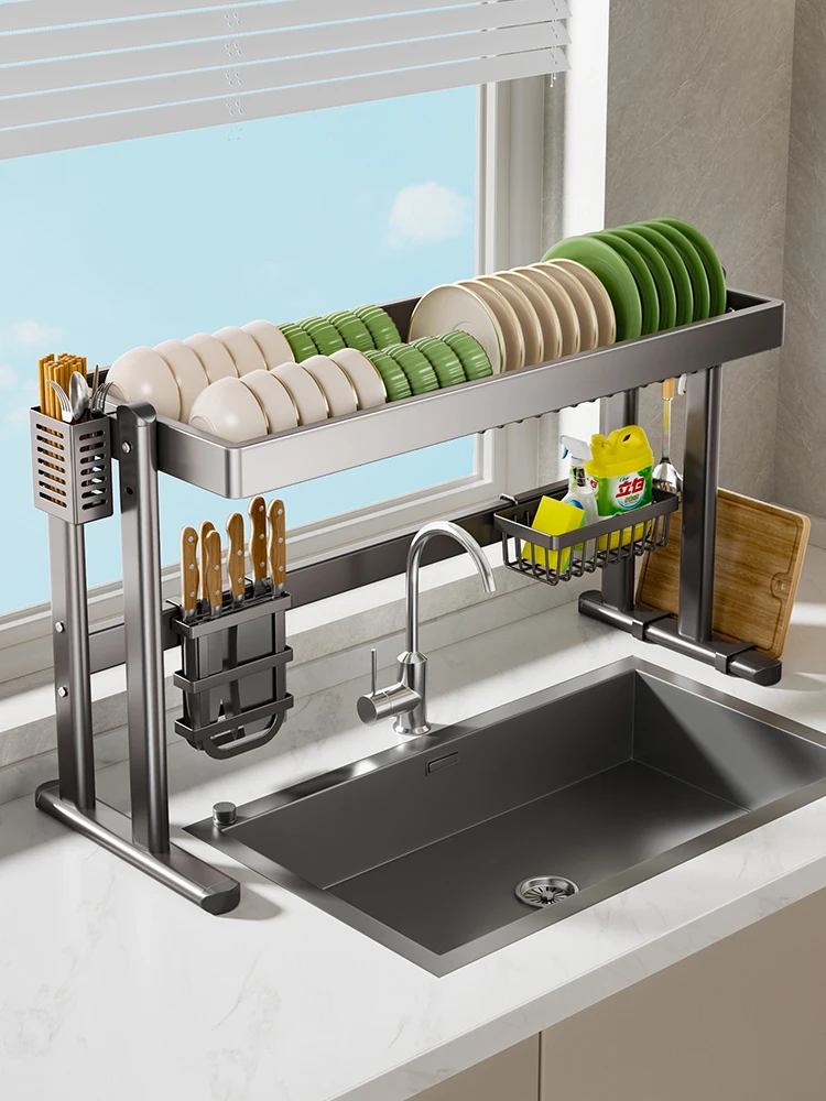 Kitchen Sink Di Drainer Ra Multi-Function Bowl Holder Plate Storage elf Carbon Steel Diwaing Utensil Organization
Kitchen Sink Di Drainer Ra Multi-Function Bowl Holder Plate Storage elf Carbon Steel Diwaing Utensil Organization