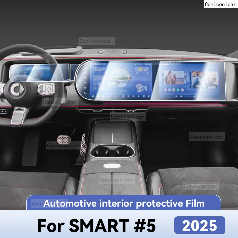 For SMART 5 2025 Car Interior Protection Anti-Scratch TPU Film instrument Center Control Navigation Accessories
For SMART 5 2025 Car Interior Protection Anti-Scratch TPU Film instrument Center Control Navigation Accessories