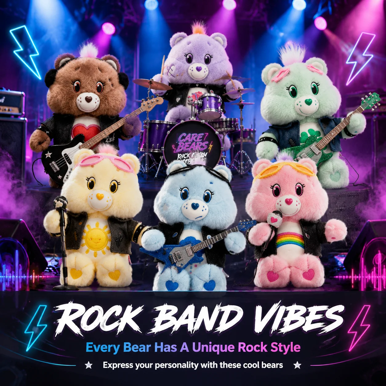 Care Bears 33cm Plush Toy Cartoon Dolls Cute Stuffed Bear Toys Denim Jacket Soft Animal Doll Gift Home Decor Ornament Collectib
Care Bears 33cm Plush Toy Cartoon Dolls Cute Stuffed Bear Toys Denim Jacket Soft Animal Doll Gift Home Decor Ornament Collectib