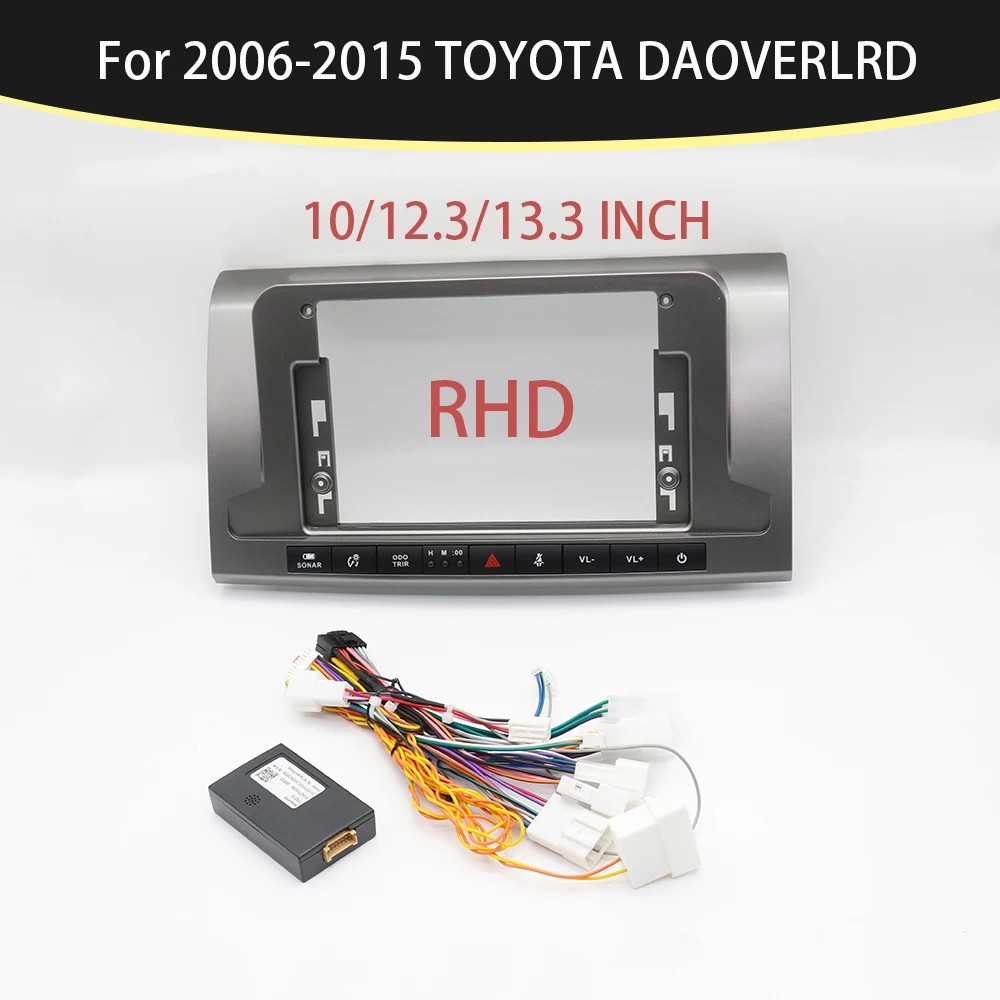 SUITABLE FOR 2006-2015 TOYOTA ESTIMA 10/12.3/13.3 INCH Car Frame Fascia Adapter Bezel Android Radio Audio Dash Panel Kit
SUITABLE FOR 2006-2015 TOYOTA ESTIMA 10/12.3/13.3 INCH Car Frame Fascia Adapter Bezel Android Radio Audio Dash Panel Kit