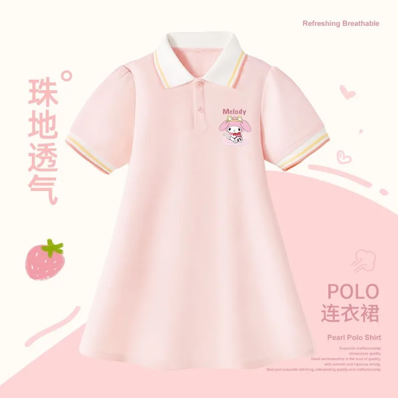 Summer My Melody Anime Kawaii Sanrio Ins Fashion Princess Dress Cute Cartoon Baby 2025 New Fashionable Children Skirt Gifts
Summer My Melody Anime Kawaii Sanrio Ins Fashion Princess Dress Cute Cartoon Baby 2025 New Fashionable Children Skirt Gifts