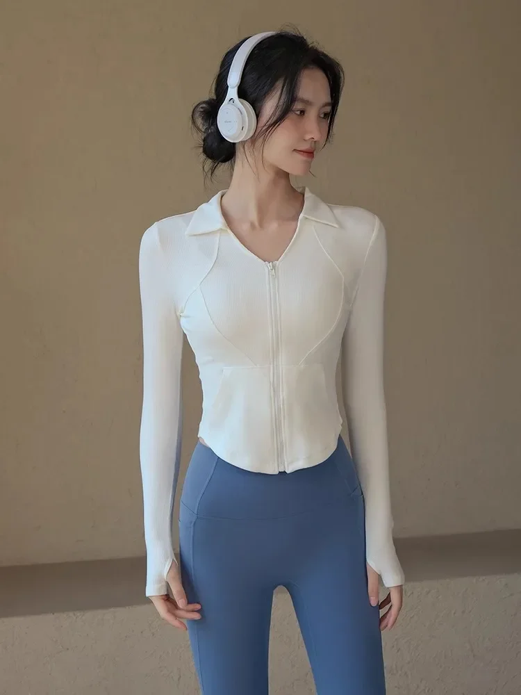 Yoga Women's Zipper, Fashionable Sports Jacket, Running Training, Slim Fit, Long Sleeved Fitness Top
Yoga Women's Zipper, Fashionable Sports Jacket, Running Training, Slim Fit, Long Sleeved Fitness Top