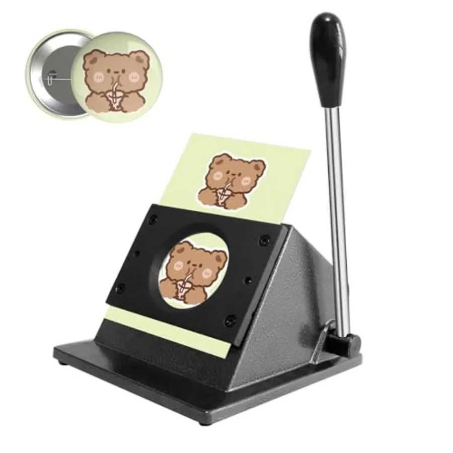2.28" 58mm Button Paper Cutter 2.75"/70mm Diameter Circle Cutter Circle Punch Round Paper Cutter 70mm Die Cut Machine for Makin
2.28" 58mm Button Paper Cutter 2.75"/70mm Diameter Circle Cutter Circle Punch Round Paper Cutter 70mm Die Cut Machine for Makin
