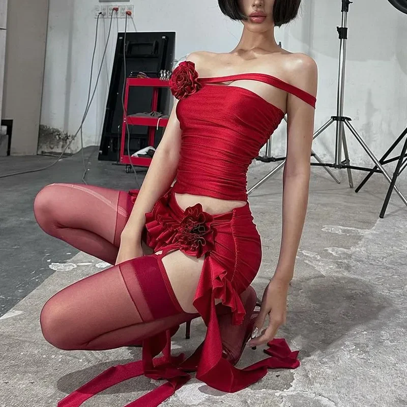2024 New Women's Fashion Sexy Pure Desire Sweet and Spicy Style Slim Fit Flower Top Wrapped Hip Skirt Set Modern Dance Dress
2024 New Women's Fashion Sexy Pure Desire Sweet and Spicy Style Slim Fit Flower Top Wrapped Hip Skirt Set Modern Dance Dress