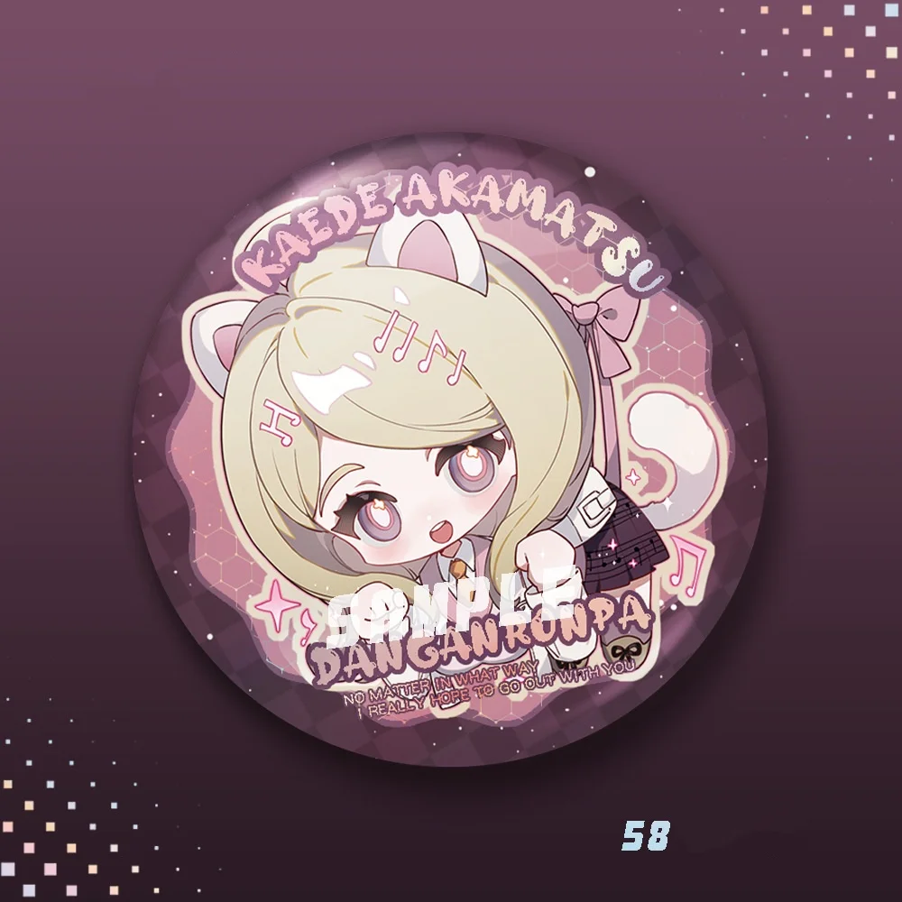 New Danganronpa Gkitter Badge Kokichi Oma Saihara Shuichi Kaede Akamatsu Cute Cartoon Anime Pin Game Jewelry Laser Brooch Gift
New Danganronpa Gkitter Badge Kokichi Oma Saihara Shuichi Kaede Akamatsu Cute Cartoon Anime Pin Game Jewelry Laser Brooch Gift