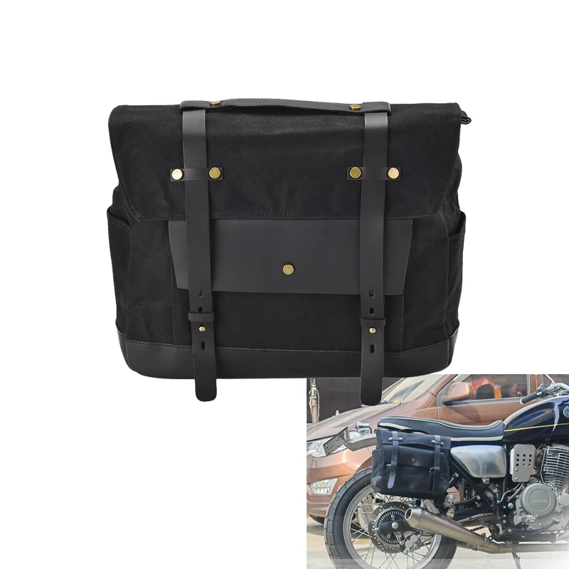 Универсальная черная мотоциклетная седельная сумка в стиле ретро, водонепроницаемая боковая сумка для мотоцикла, большая вместительная сумка на заднее сиденье мотоцикла для Harley
Универсальная черная мотоциклетная седельная сумка в стиле ретро, водонепроницаемая боковая сумка для мотоцикла, большая вместительная сумка на заднее сиденье мотоцикла для Harley