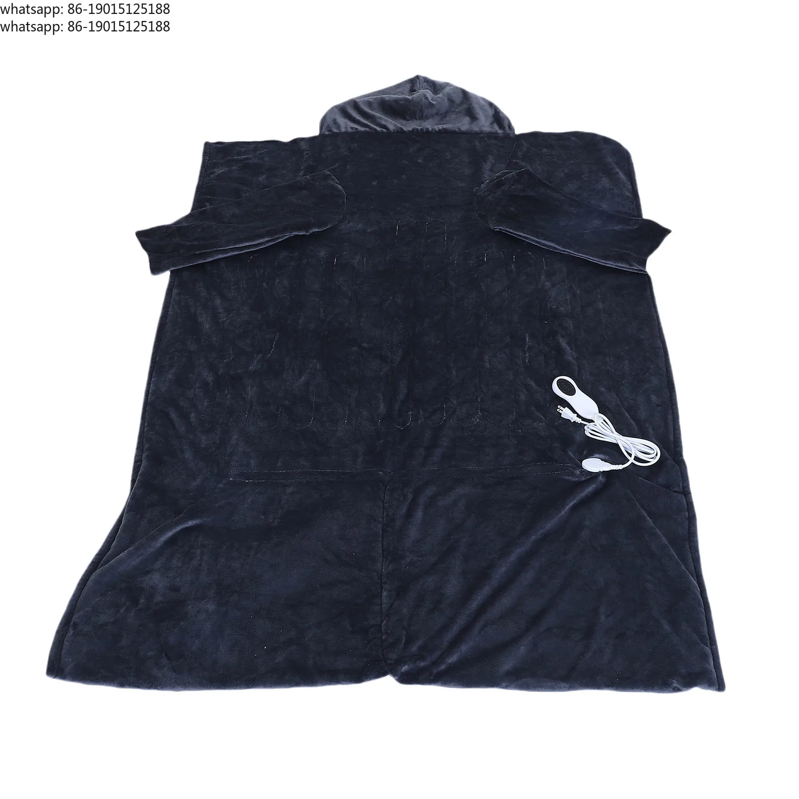 Heated Blanket with Sleeves Hood and Foot Pocket Flannel 10 Heating Level Electric Wearable Blanket with 3 Time Setting 50x70in
Heated Blanket with Sleeves Hood and Foot Pocket Flannel 10 Heating Level Electric Wearable Blanket with 3 Time Setting 50x70in