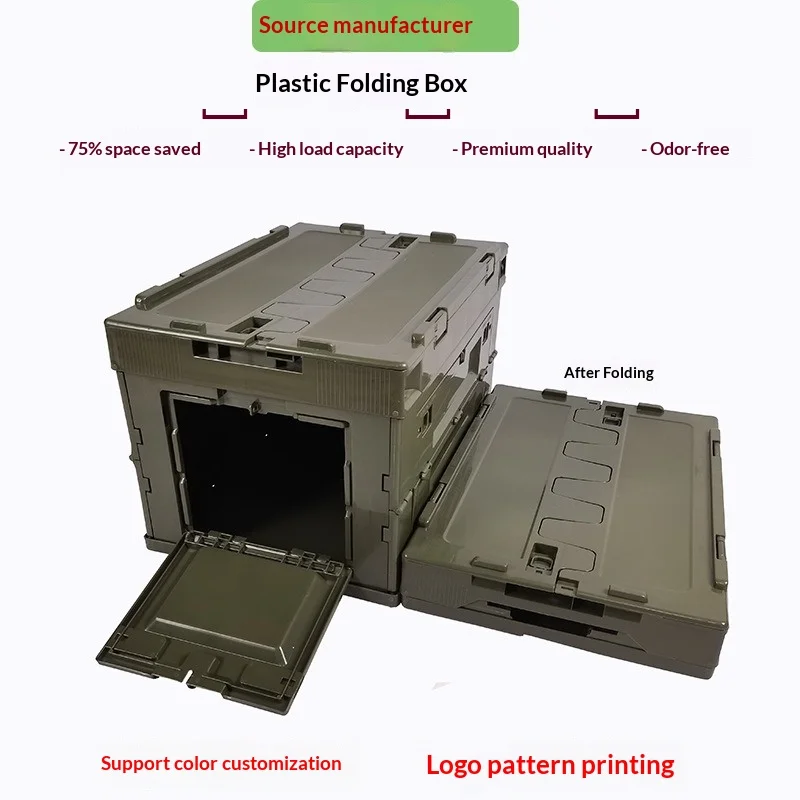 Collapsible PP Plastic Storage Box Folding Flip Top Side Door Large Capacity Camping Car Trunk Organizer Industrial Furniture
Collapsible PP Plastic Storage Box Folding Flip Top Side Door Large Capacity Camping Car Trunk Organizer Industrial Furniture