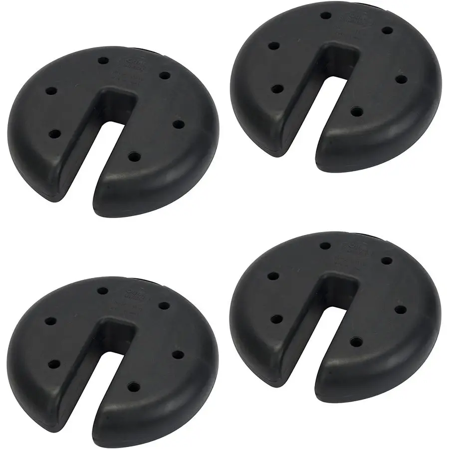 Set of 4 Heavy Duty Weight Plates for Securing Instant and PopUp Canopies and Tents,Black
Set of 4 Heavy Duty Weight Plates for Securing Instant and PopUp Canopies and Tents,Black