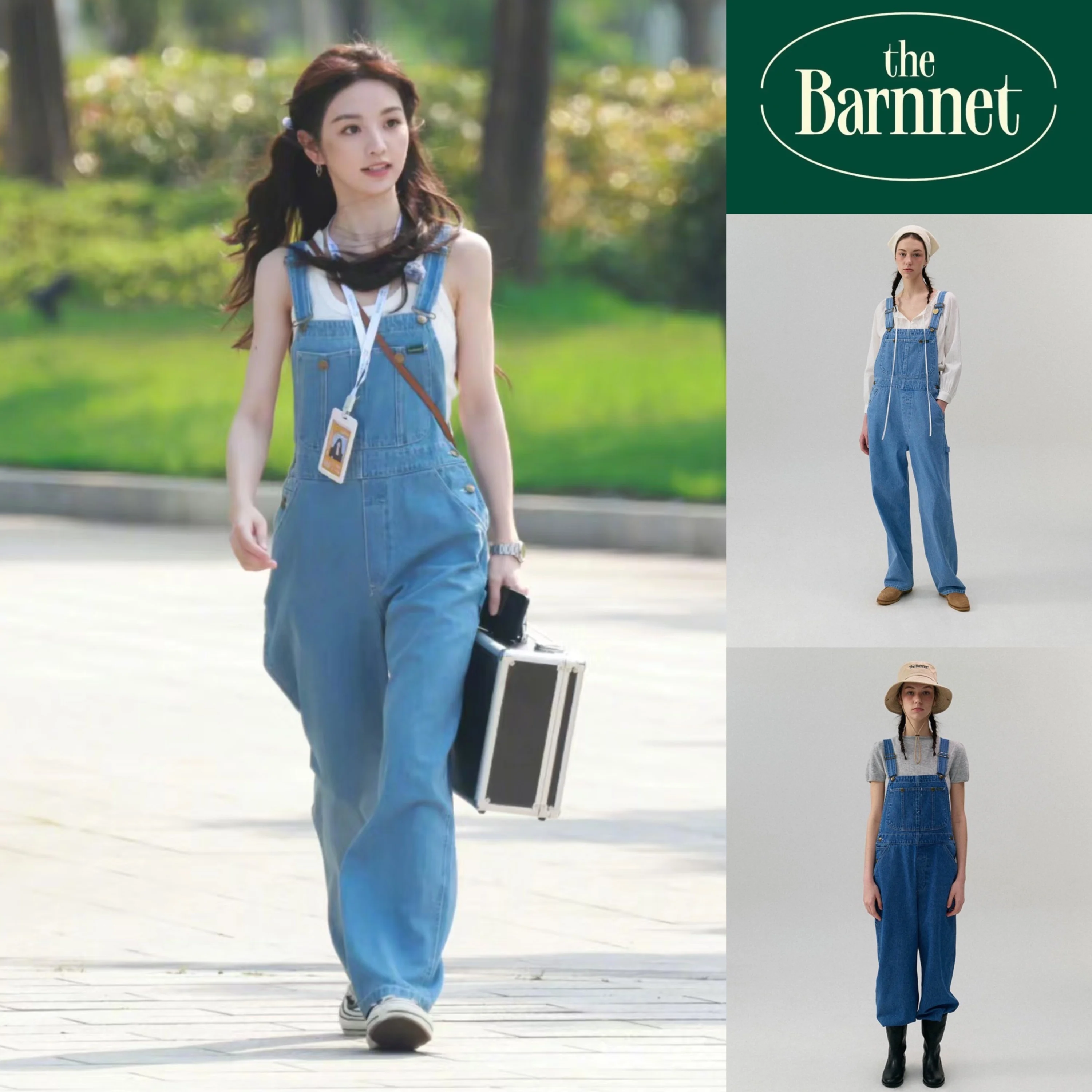 Lightweight Casual Loose Women's Denim Overalls Age-Defying Blue Fabric Straight Leg Natural Waist No Stretch Spring Summer
Lightweight Casual Loose Women's Denim Overalls Age-Defying Blue Fabric Straight Leg Natural Waist No Stretch Spring Summer