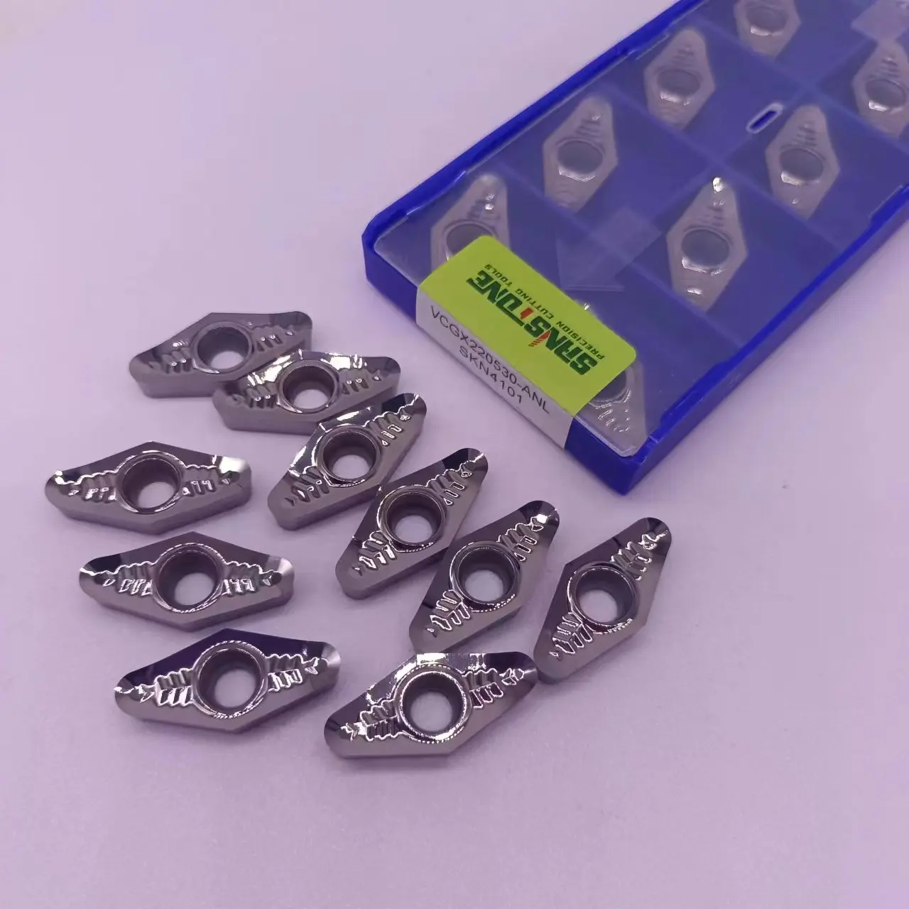 VCGX VCGX220530-LH YD101 Aluminum Machining Tungsten Carbide Insert VCGT220530 VCGX1103 VCGX1604
VCGX VCGX220530-LH YD101 Aluminum Machining Tungsten Carbide Insert VCGT220530 VCGX1103 VCGX1604
