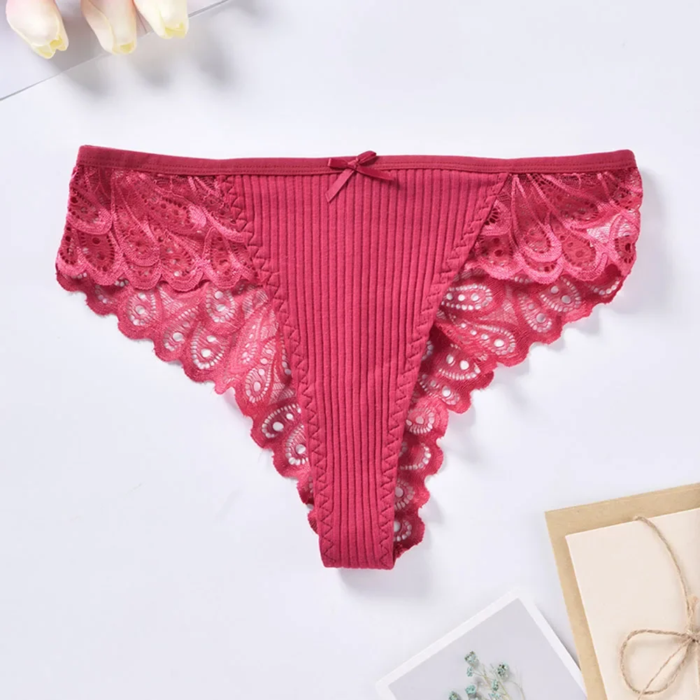 1pc Solid Color Sexy Women's Lace See Through Thongs Panties Soft Lingerie Briefs Shorts Women Underpants
1pc Solid Color Sexy Women's Lace See Through Thongs Panties Soft Lingerie Briefs Shorts Women Underpants