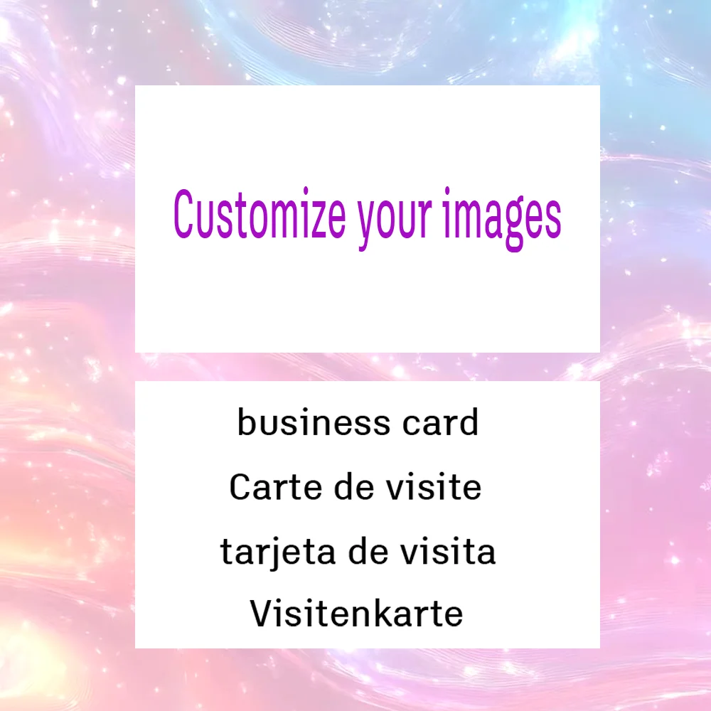Customized full-color double-sided, various sizes of business cards, Loyalty Card,invitation cards, and thank-you cards
Customized full-color double-sided, various sizes of business cards, Loyalty Card,invitation cards, and thank-you cards